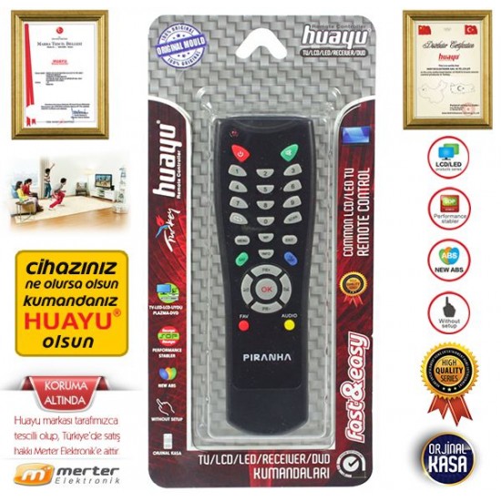 Piranha M/R Box Uydu Alıcı Kumandası