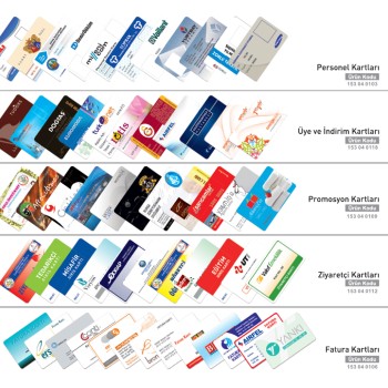 Plastik Baskili Kartlar 
