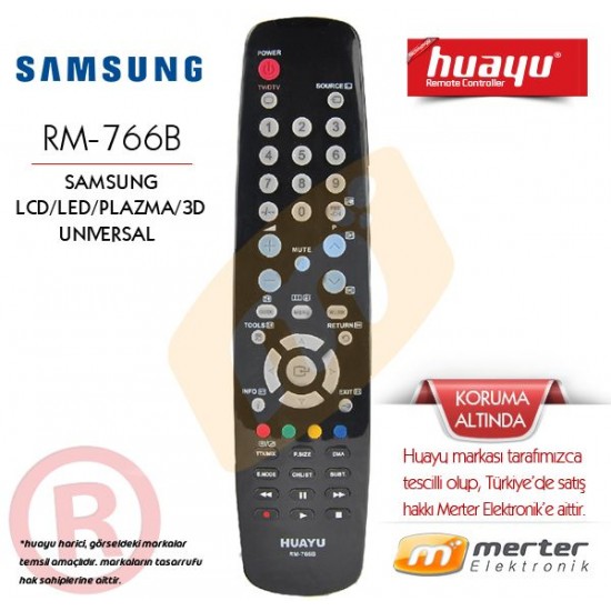 Samsung Lcd-Led-Plazma Tv Kumandası Huayu RM-766B