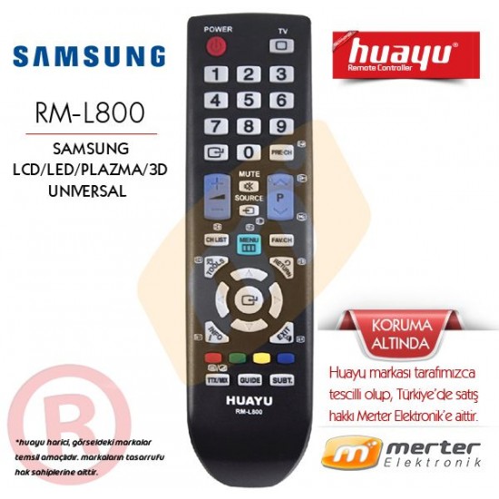 Samsung Lcd-Led-Plazma Tv Kumandası Huayu RM-L800
