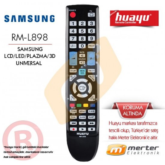 Samsung Lcd-Led-Plazma Tv Kumandası Huayu RM-L898