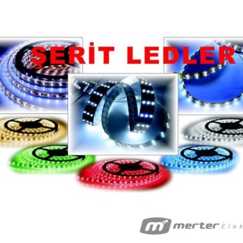 Şerit Led Amt Gün Işığı İç Mekan Silikonsuz 3 Çipli 5 Metre 