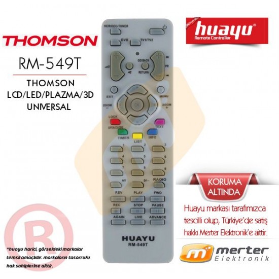 Thomson Lcd-Led-Plazma Tv Kumandası Huayu RM-549T