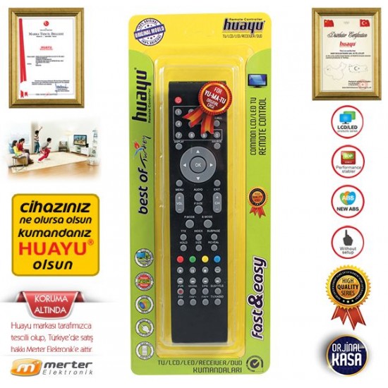 Yumatu Lcd/Led/Plazma Tv Kumandası Huayu