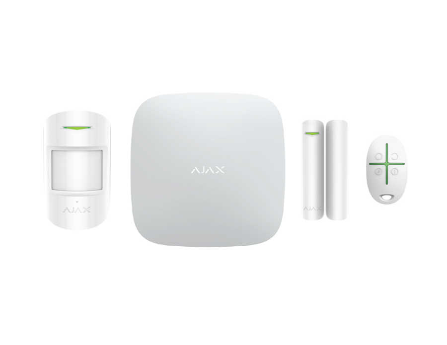 ajax Hub Kit Starter Kit Hub - BEYAZ Kablosuz Alarm Kiti